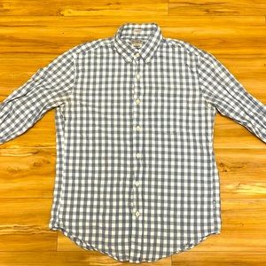 J. Crew Checkered Plaid Button Down Shirt (Size: M)